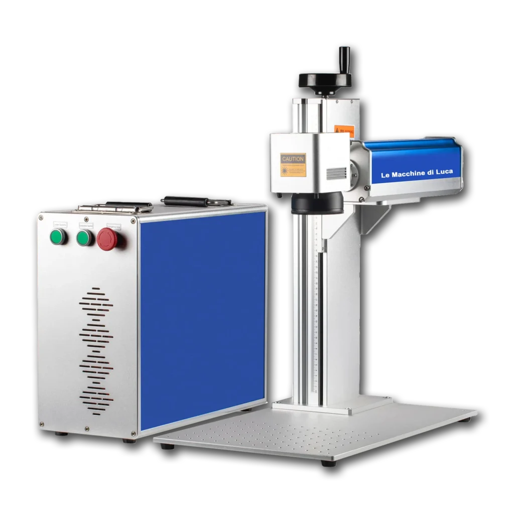 Vista frontale marcatore laser fibra Sirius serie Desktop
