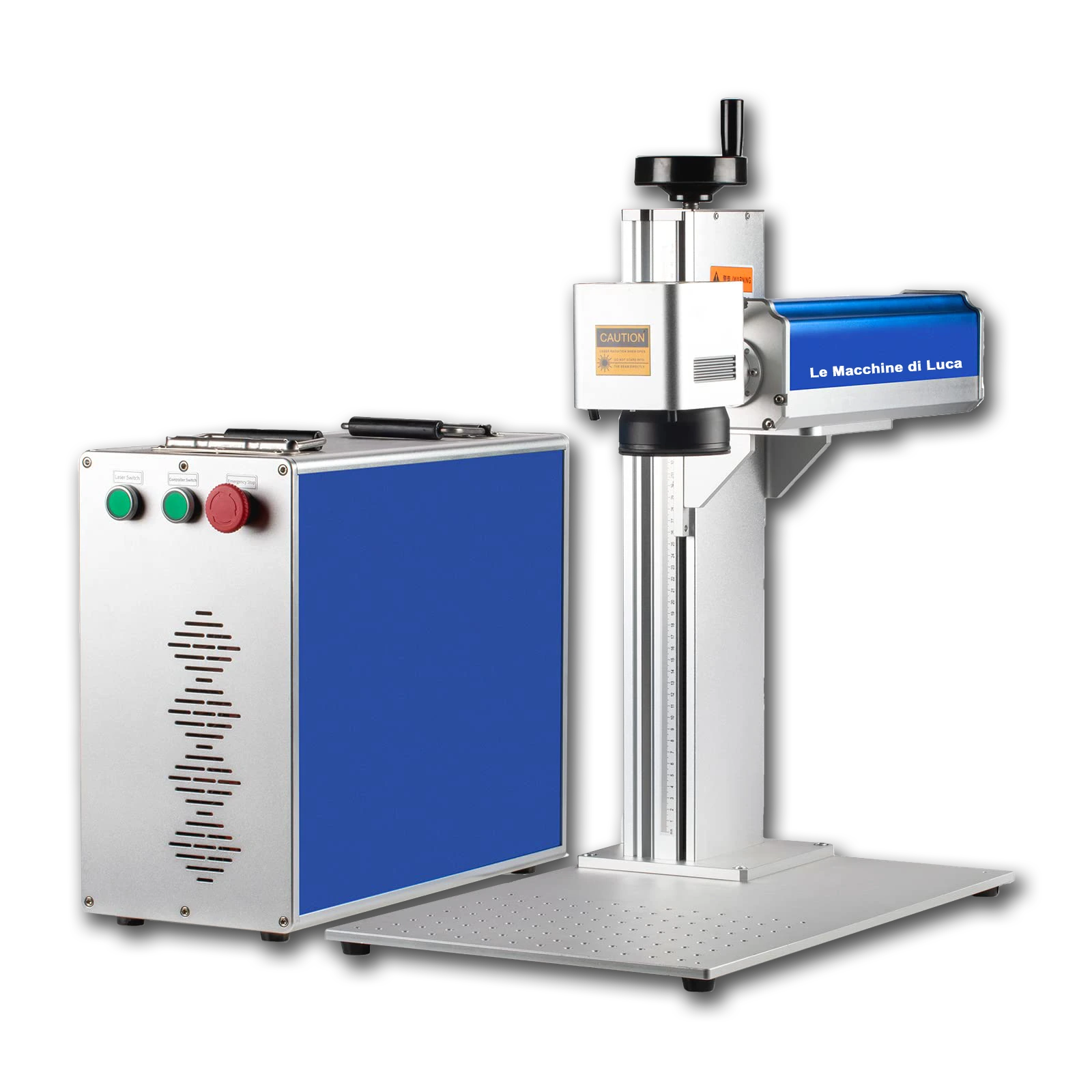 Vista frontale marcatore laser fibra Sirius serie Desktop