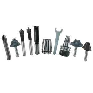 Set frese per pantografo CNC legno Pack Legno 2.5D con accessori
